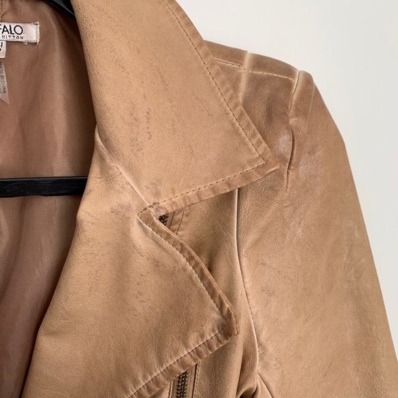 BUFFALO David Bitton | NYX Faux-Leather Jacket XS - Picture 5 of 6